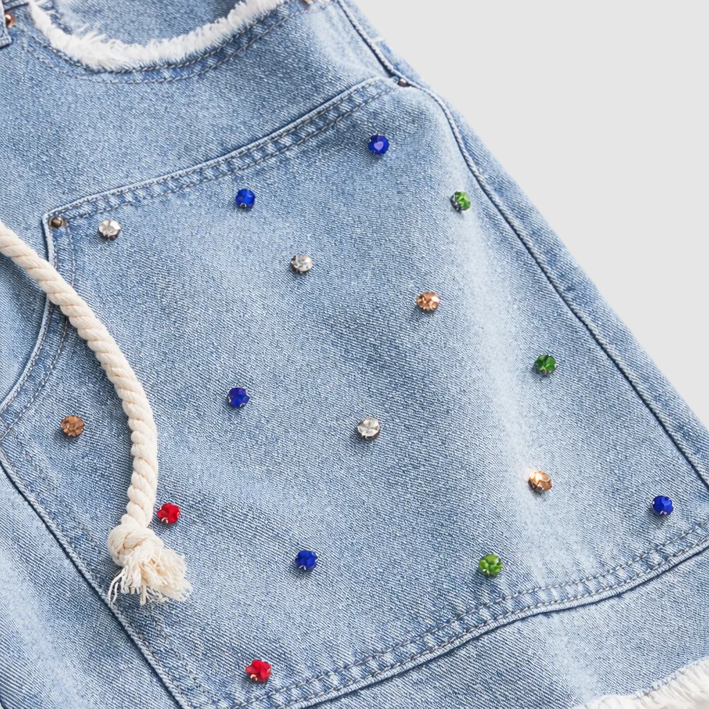 JAMIRR Rhinestone Shorts