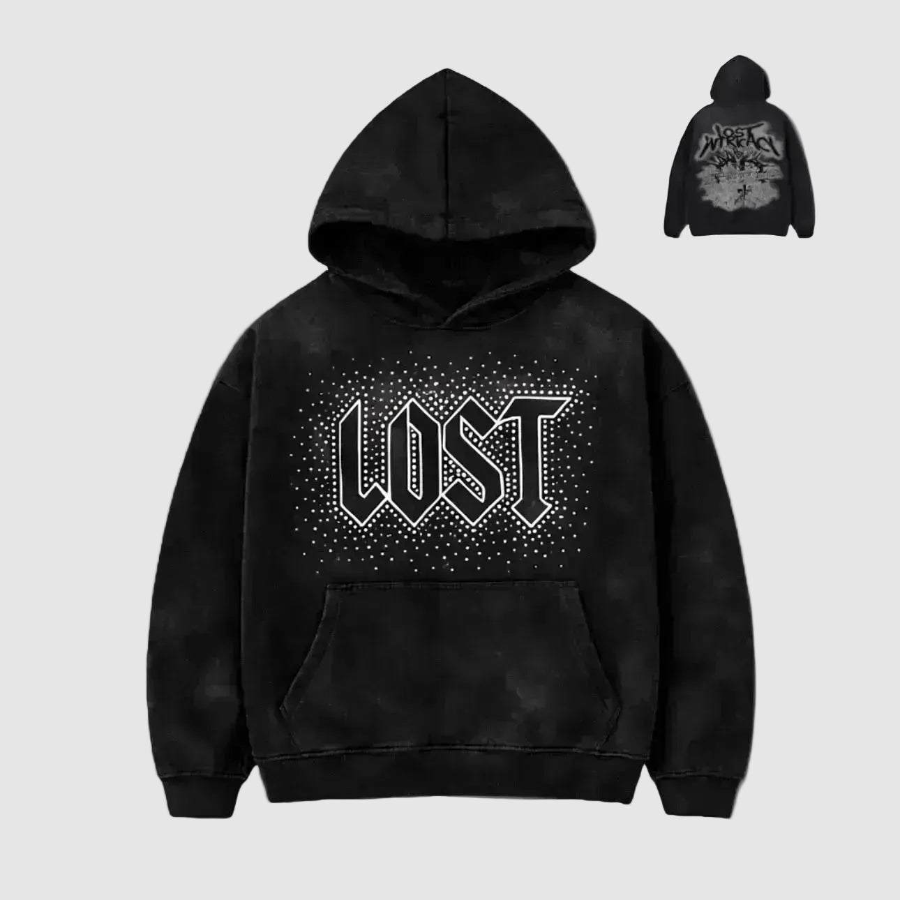 JAMIRR Lost Rhinestone Hoodie