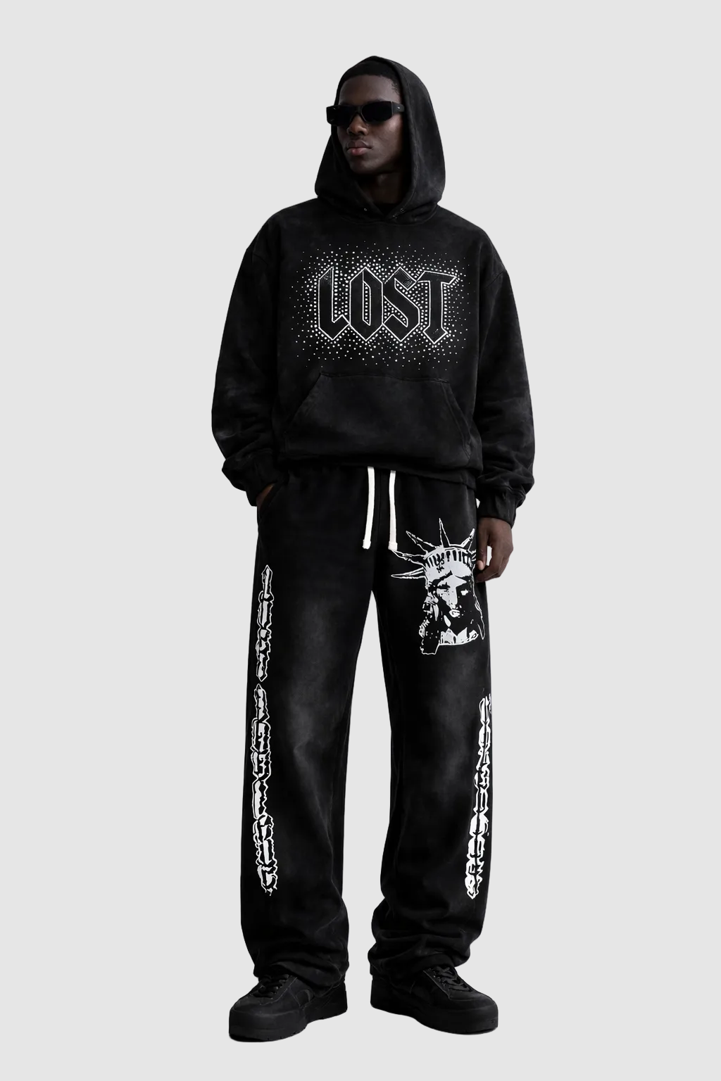 JAMIRR Lost Rhinestone Hoodie