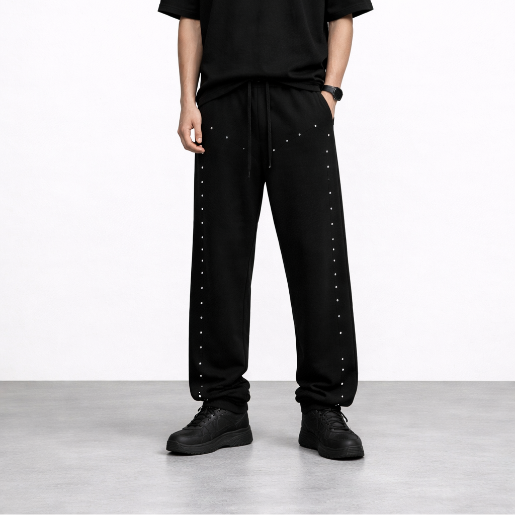 JAMIRR Rhinestone Sweatpants