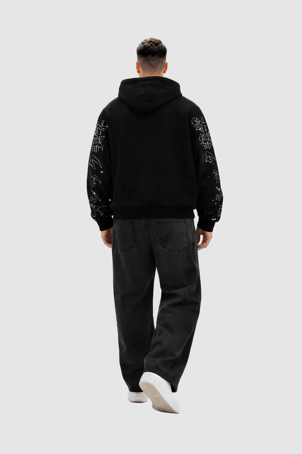 JAMIRR Distorted Vision Zip Hoodie